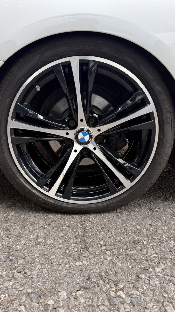 BMW diamond cut alloy